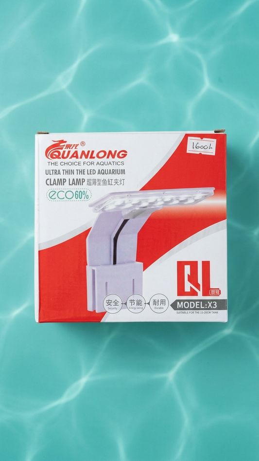 Quanlong X3 Ultra-Thin LED Aquarium Clamp Lamp - 5W