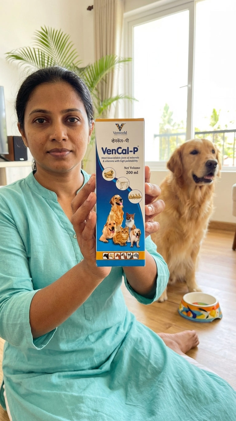 Venworld Vencal-P Calcium & Phosphorus Syrup - 200ml
