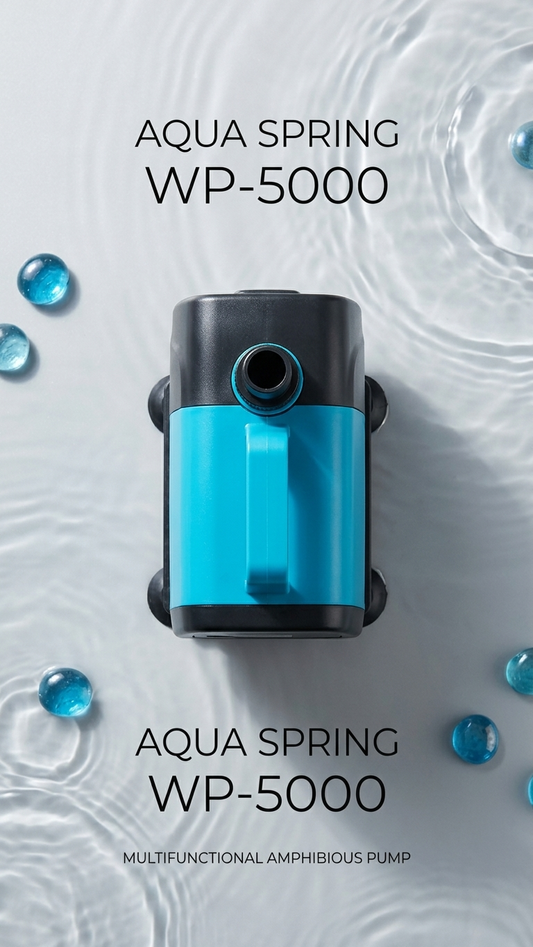 Aqua Spring WP-5000 Submersible Water Pump - High-Performance Multi-Purpose Pump