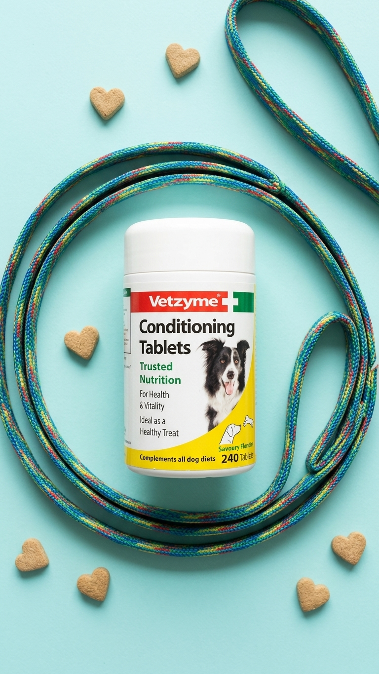 Vetzyme Conditioning Tablets for Dogs & Puppies - 240 Tablets