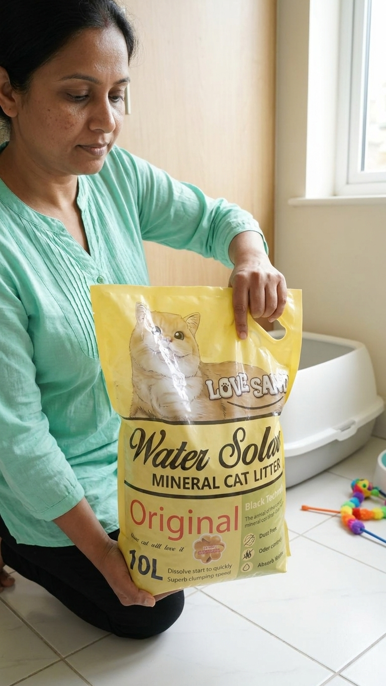 Love Sand Water Soluble Mineral Cat Litter