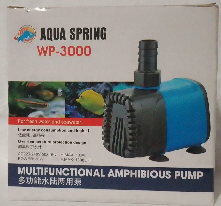 Aqua Spring WP-3000 Submersible Water Pump - High-Efficiency Multi-Purpose Pump