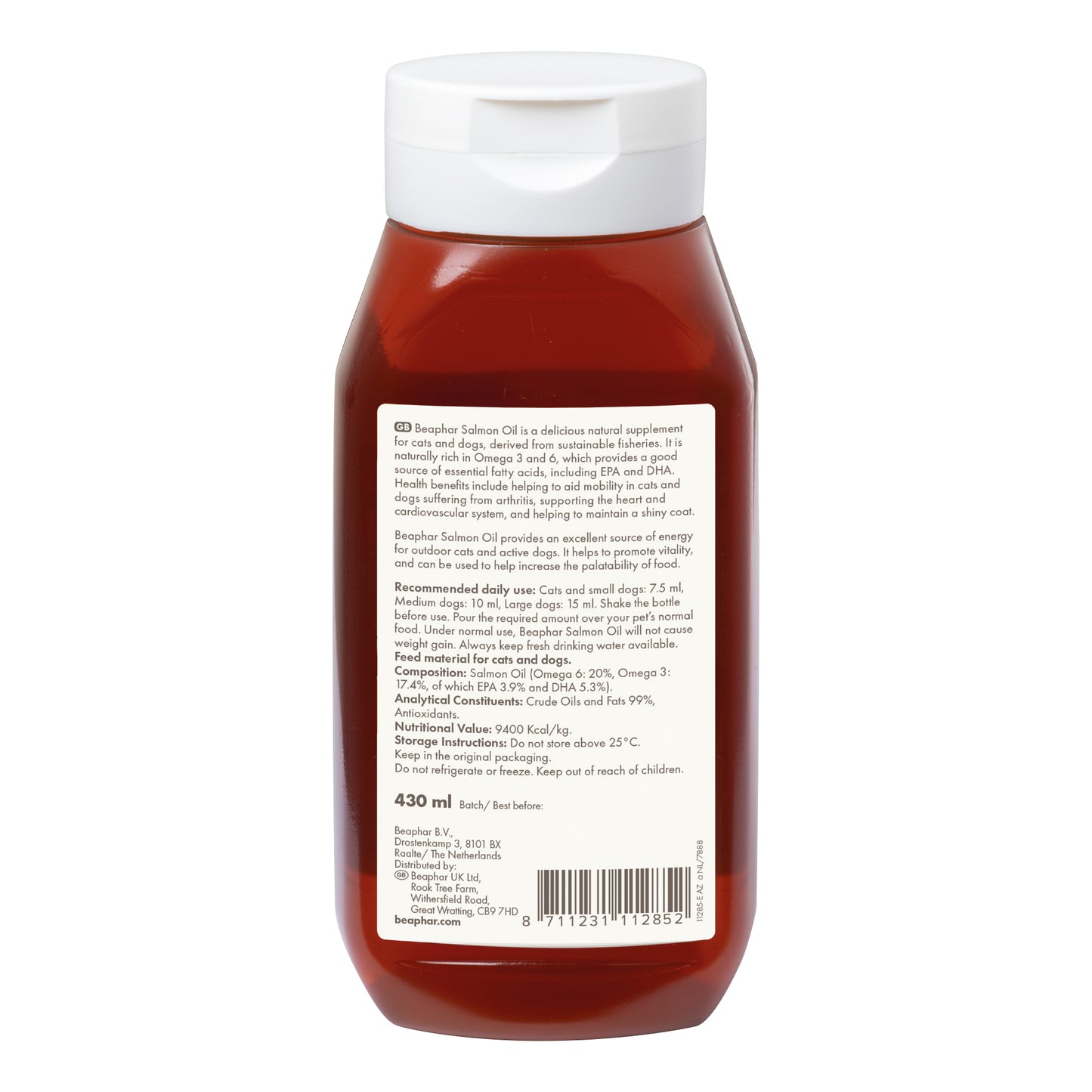 Beaphar Salmon Oil for Dogs & Cats - 430ml