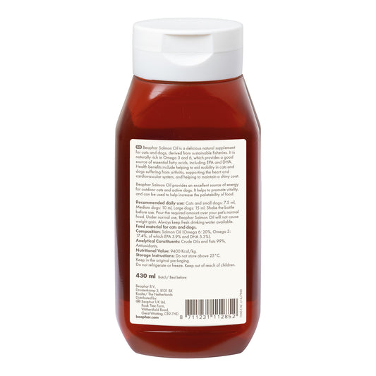 Beaphar Salmon Oil for Dogs & Cats - 430ml