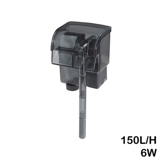 Boyu WF-2015 Hang On Back Filter - 150L/h Waterfall Style HOB Filter for Nano Tanks