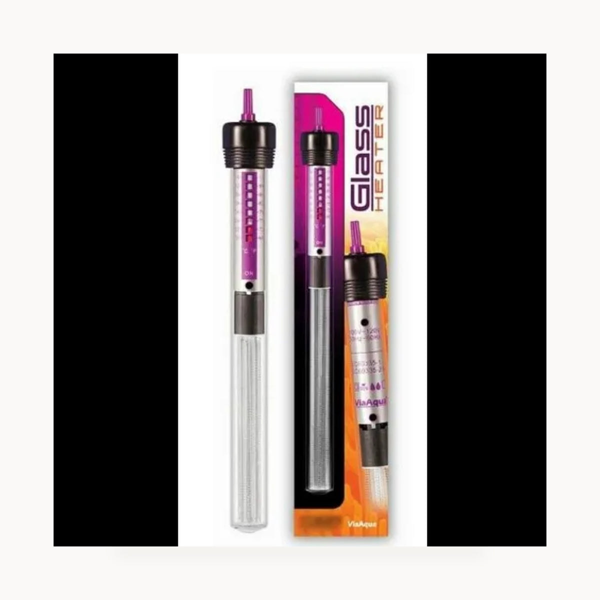 Aqua Spring HX-906 Submersible Glass Aquarium Heater - 100W – standardized square product image