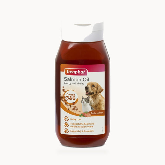 Beaphar Salmon Oil for Dogs & Cats - 430ml – standardized square product image