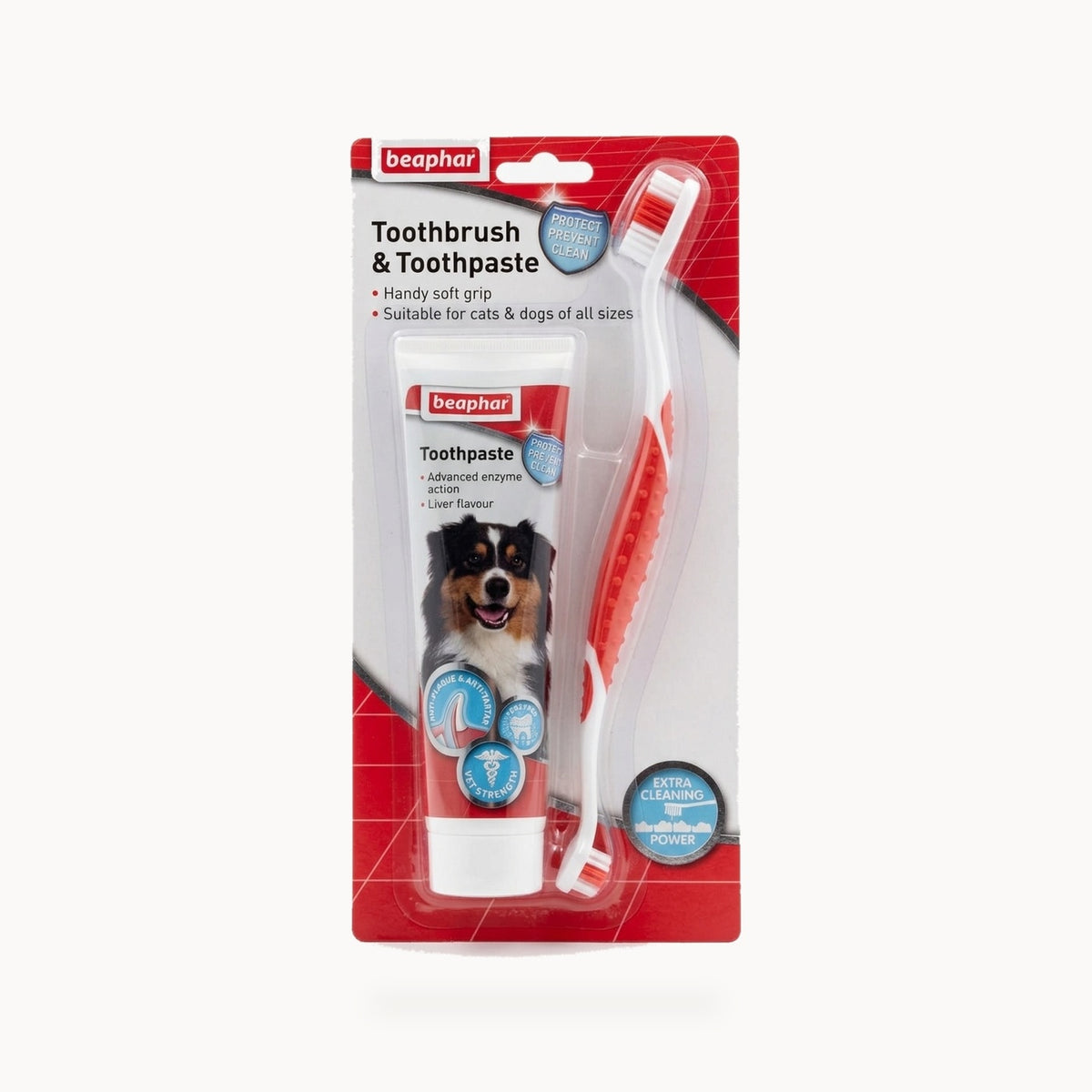 Beaphar Toothbrush & Toothpaste Dental Kit for Dogs & Cats – standardized square product image