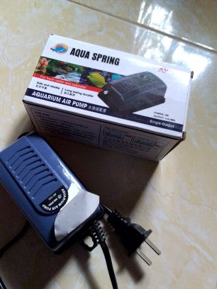 Aqua Spring AP-103 Single Outlet Aquarium Air Pump - Compact & Energy-Efficient Oxygenator