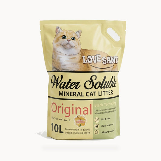 Love Sand Water Soluble Mineral Cat Litter – standardized square product image