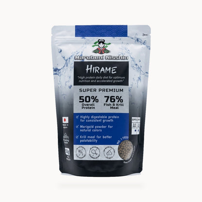 Marubeni Nisshin Hirame Super Premium Fish Feed - 500g – standardized square product image