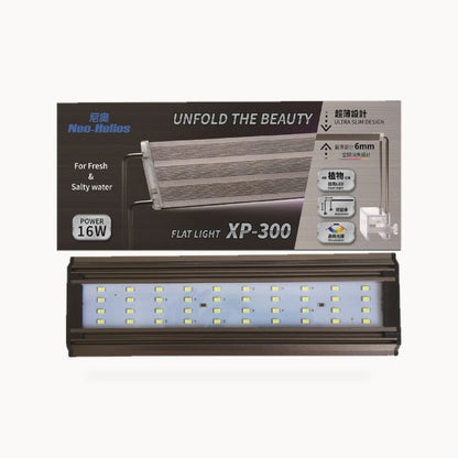 Neo Helios XP-300 Flat LED Aquarium Light - 16W Full Spectrum – standardized square product image