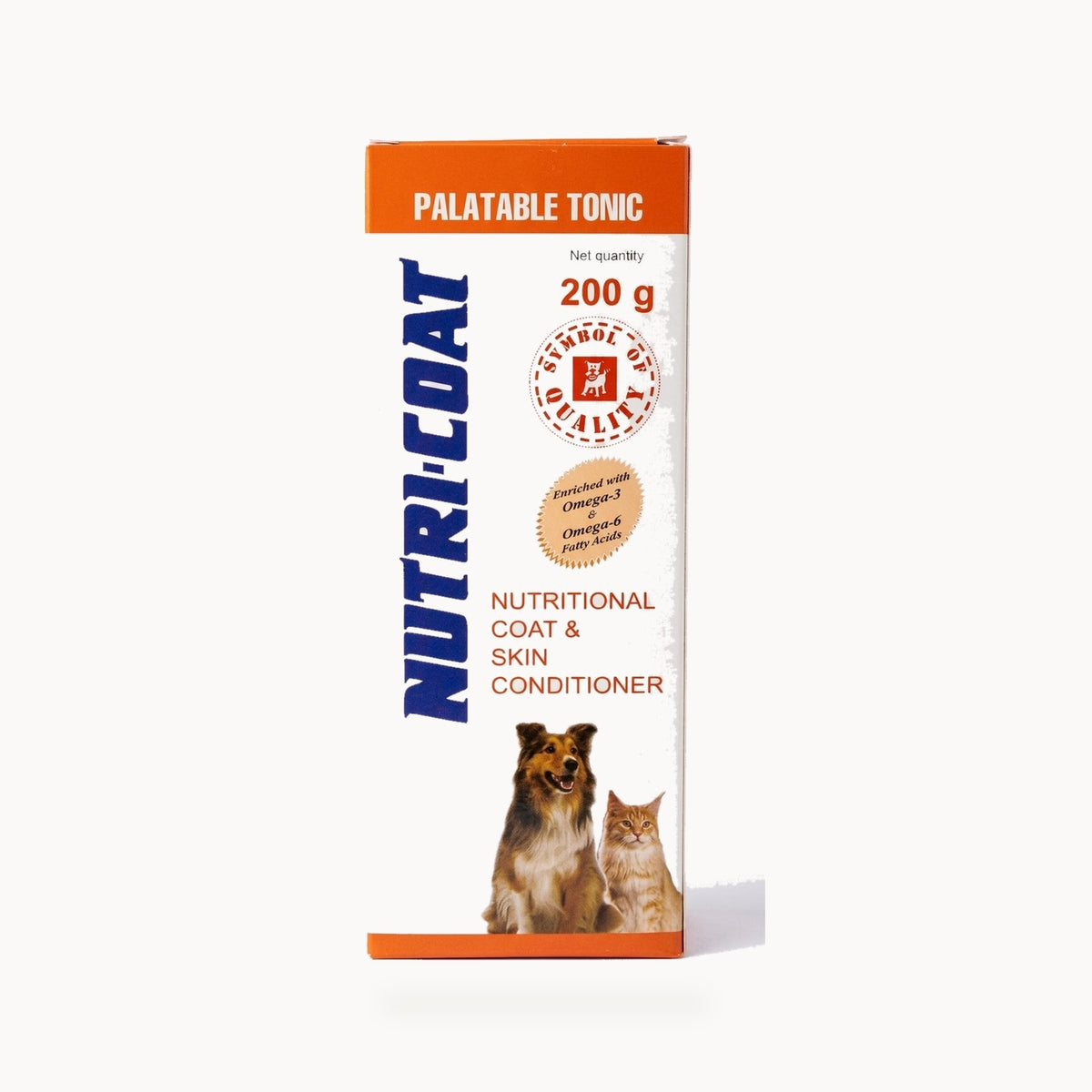 Nutri-Coat Nutritional Coat & Skin Conditioner Palatable Tonic - 200g – standardized square product image