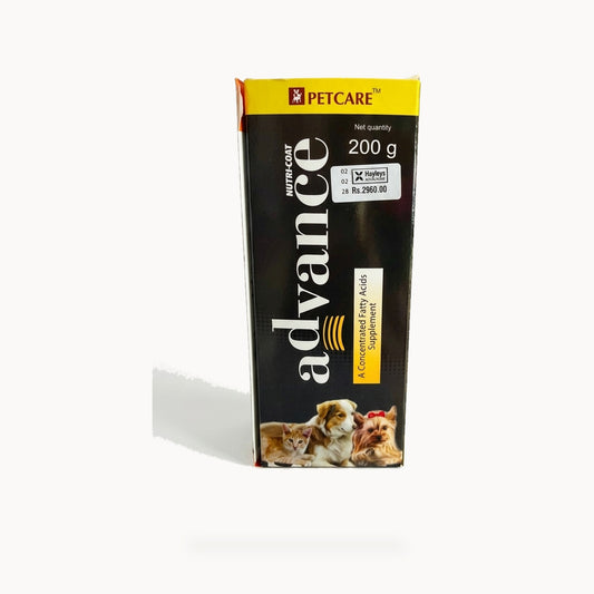 Petcare Nutricoat Advance Concentrated Fatty Acids Supplement - 200g – standardized square product image