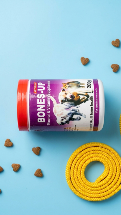 Vetgrow Bones-Up Mineral & Vitamin Supplement for Dogs & Cats