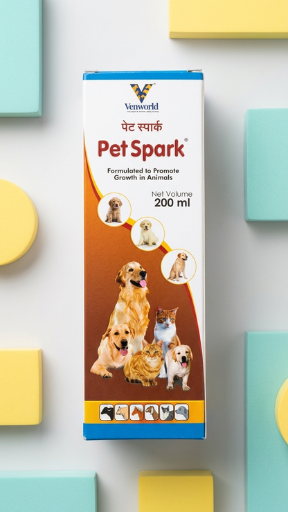 Venworld Pet Spark Multivitamin Syrup for Dogs & Cats - 200ml