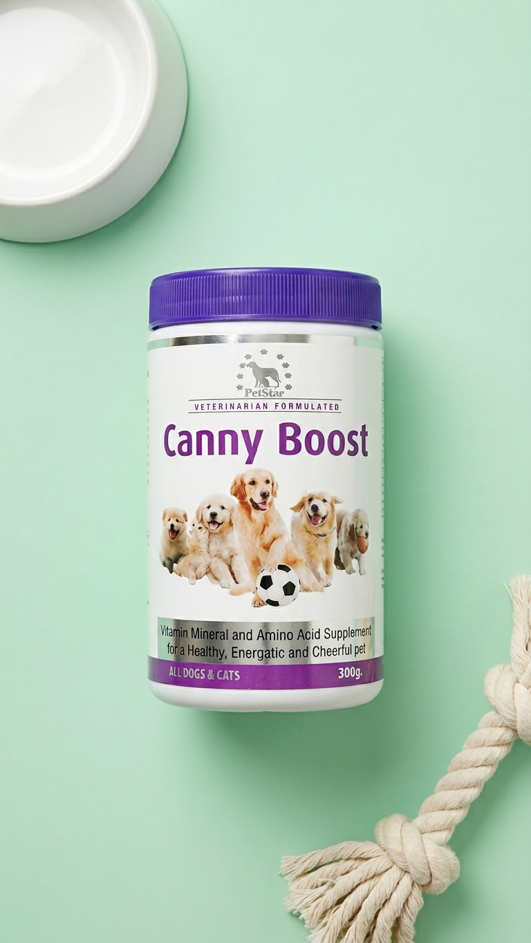 PetStar Canny Boost Mineral and Amino Acid Supplement for Dogs & Cats - 300g