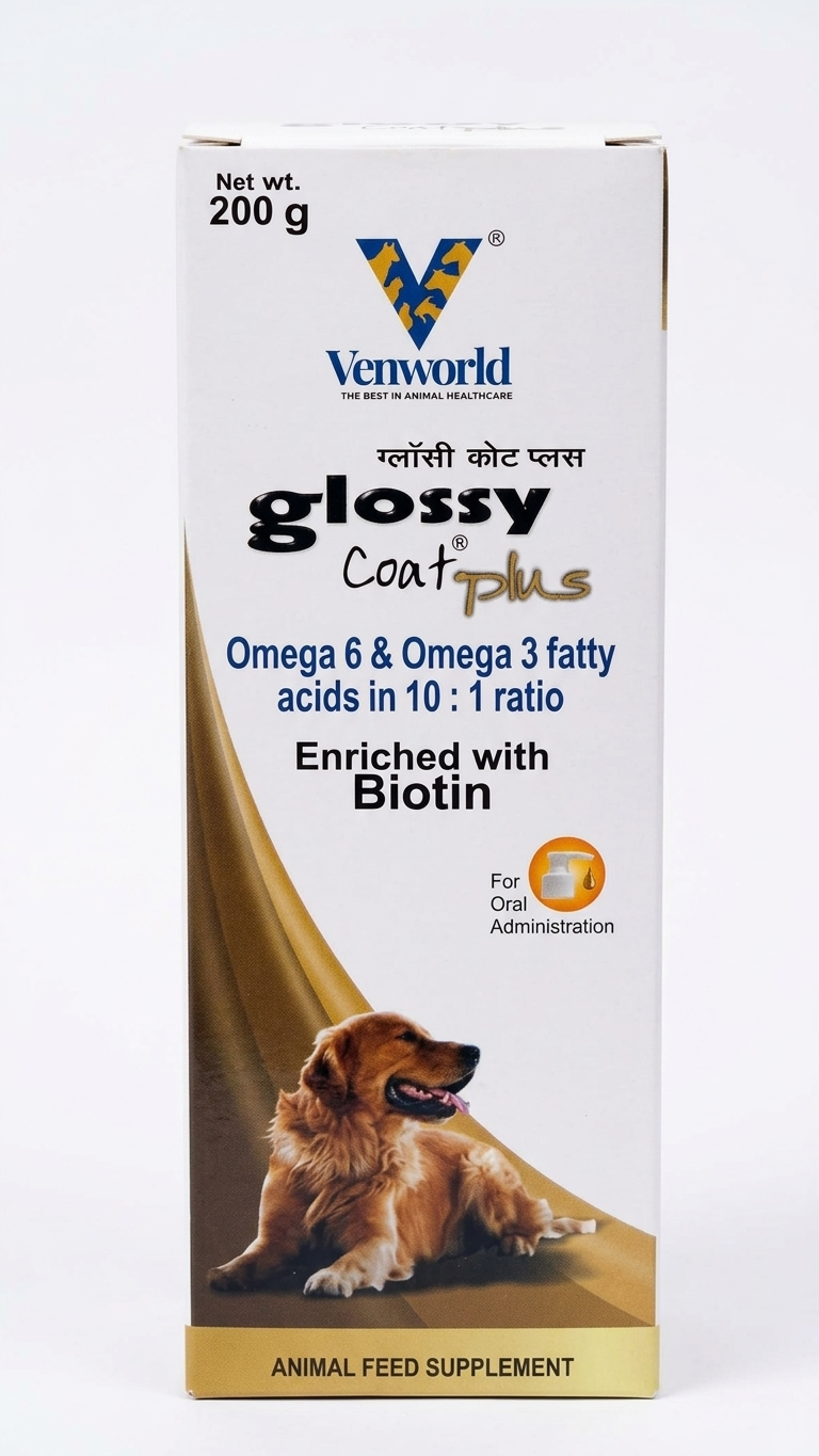 Venworld Glossy Coat Plus - Animal Feed Supplement - 200g
