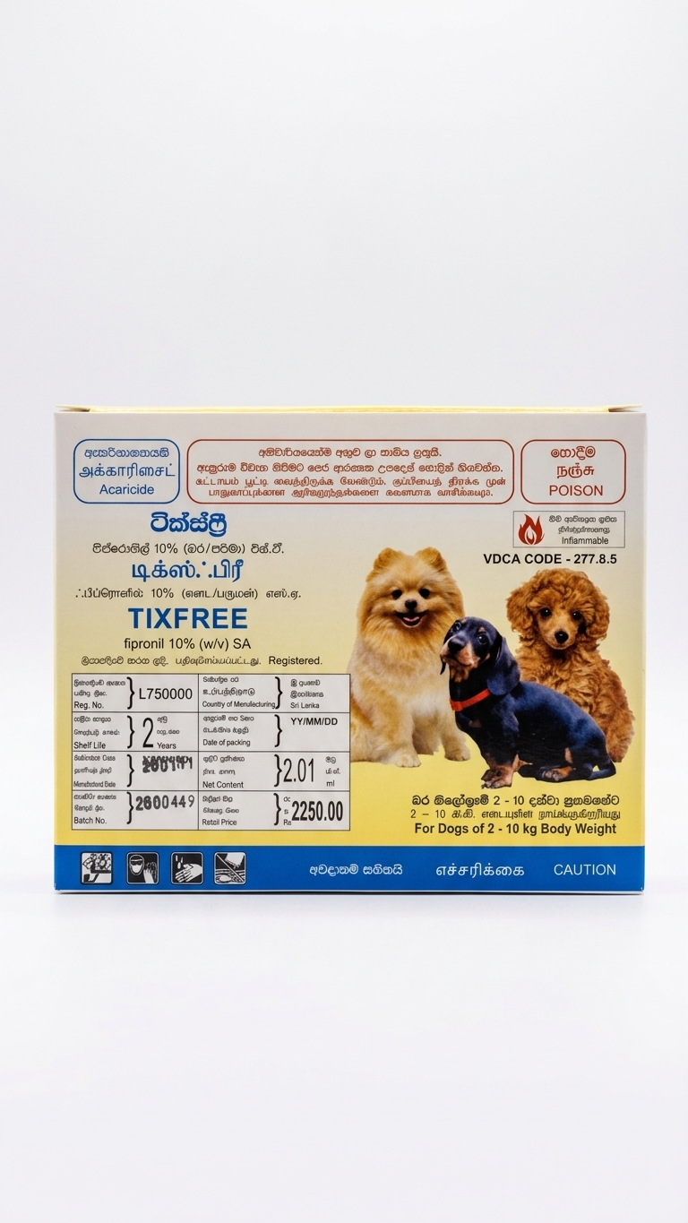 Tixfree Spot-On for Dogs ( 2 – 10kg)