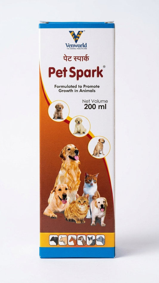 Venworld Pet Spark Multivitamin Syrup for Dogs & Cats - 200ml