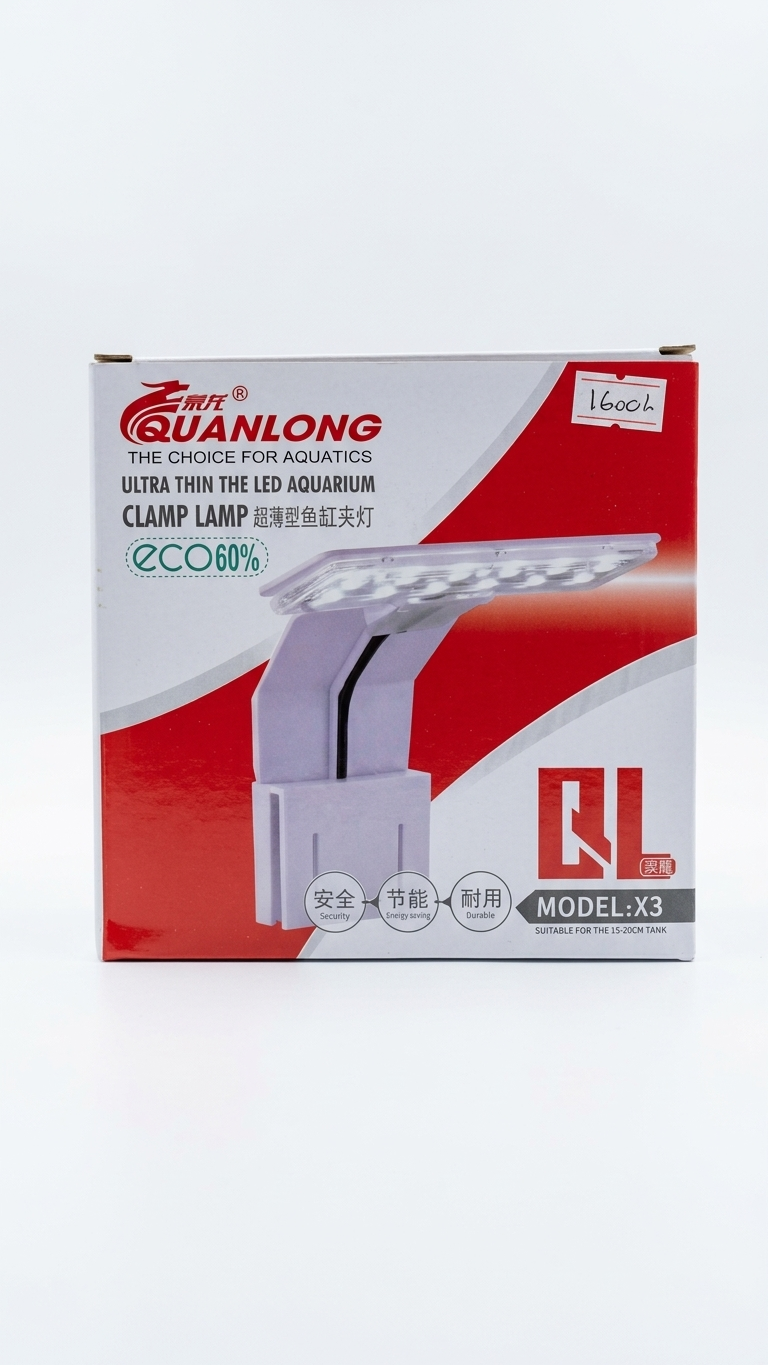 Quanlong X3 Ultra-Thin LED Aquarium Clamp Lamp - 5W