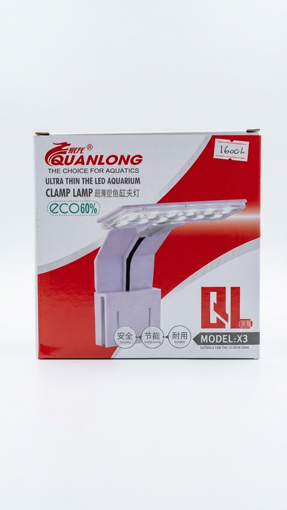 Quanlong X3 Ultra-Thin LED Aquarium Clamp Lamp - 5W