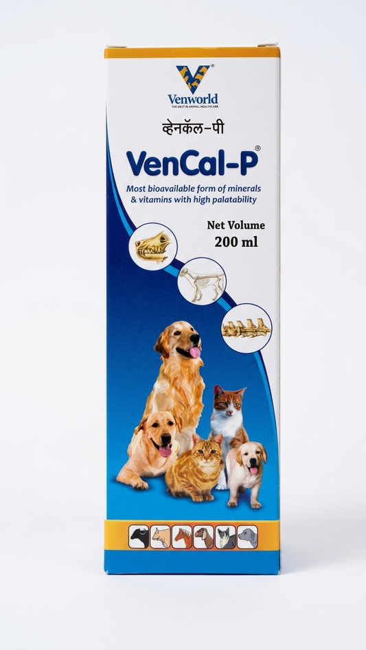 Venworld Vencal-P Calcium & Phosphorus Syrup - 200ml