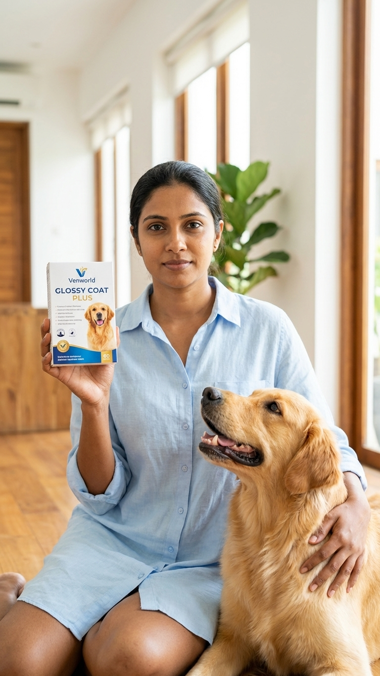 Venworld Glossy Coat Plus - Animal Feed Supplement - 200g