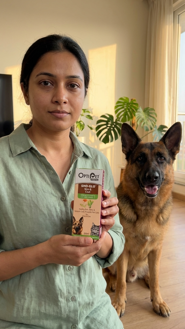 OptiPet Herba Plus SHO-GLO Skin & Coat Supplement - 200ml