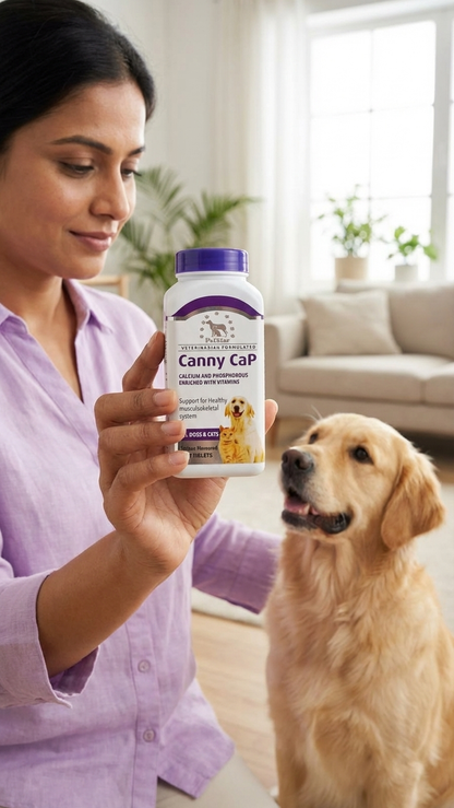 PetStar Canny CaP - Calcium & Phosphorus Supplement for Dogs & Cats