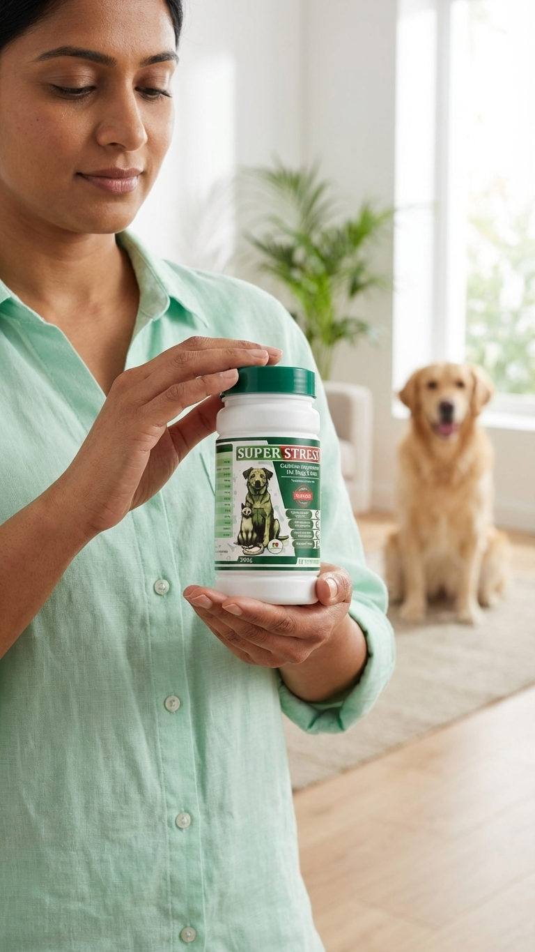 Vetpharma Super Stress Calcium Supplement for Dogs & Cats - 200g