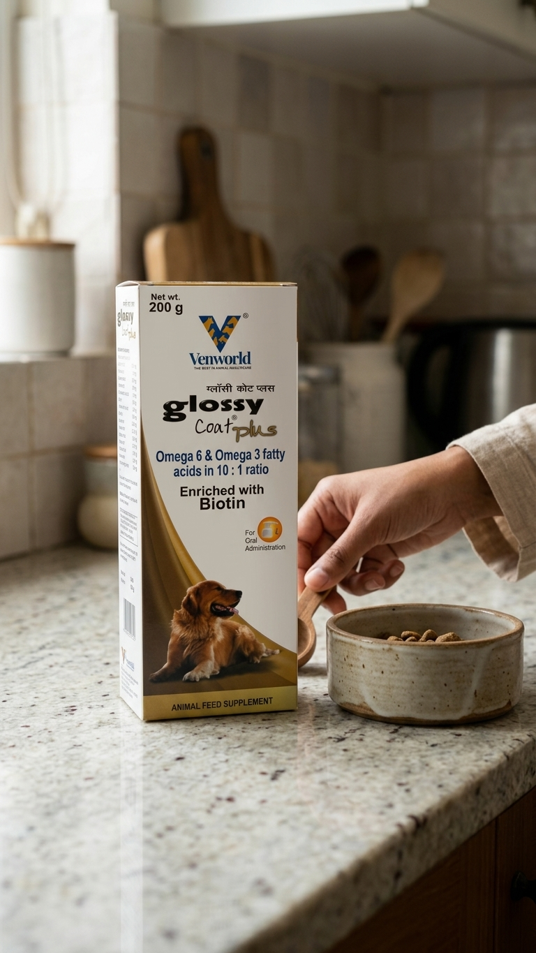 Venworld Glossy Coat Plus - Animal Feed Supplement - 200g