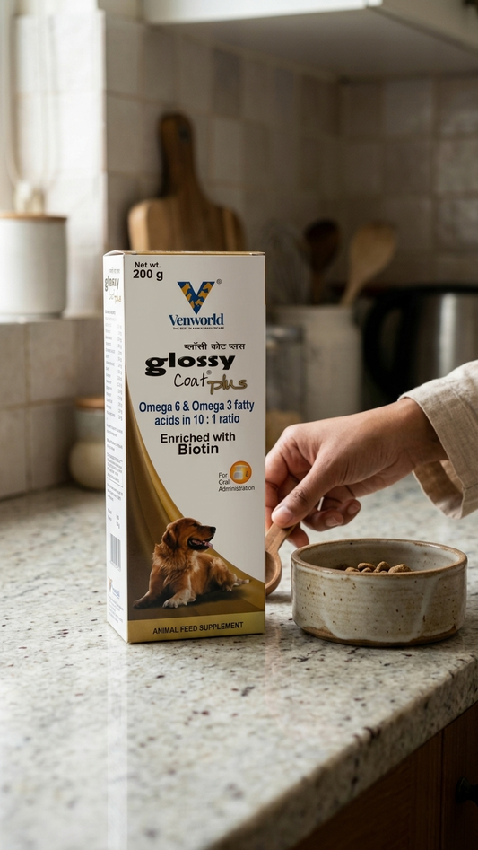Venworld Glossy Coat Plus - Animal Feed Supplement - 200g