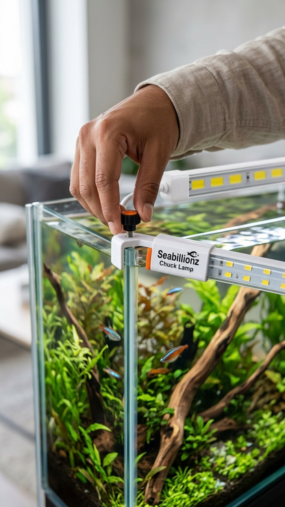 Seabillion LED Fish Tank Chuck Lamp