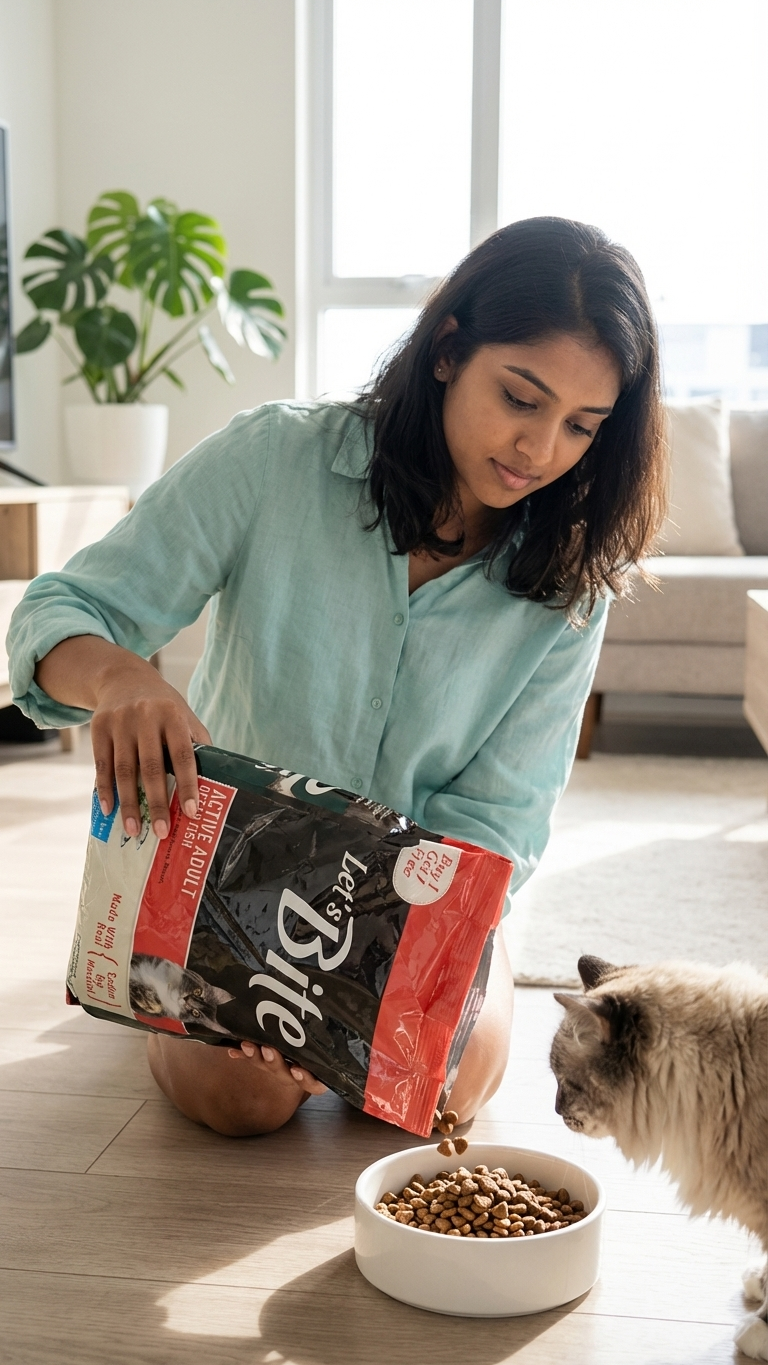 Let's Bite Active Adult Ocean Fish Dry Cat Food - 800g