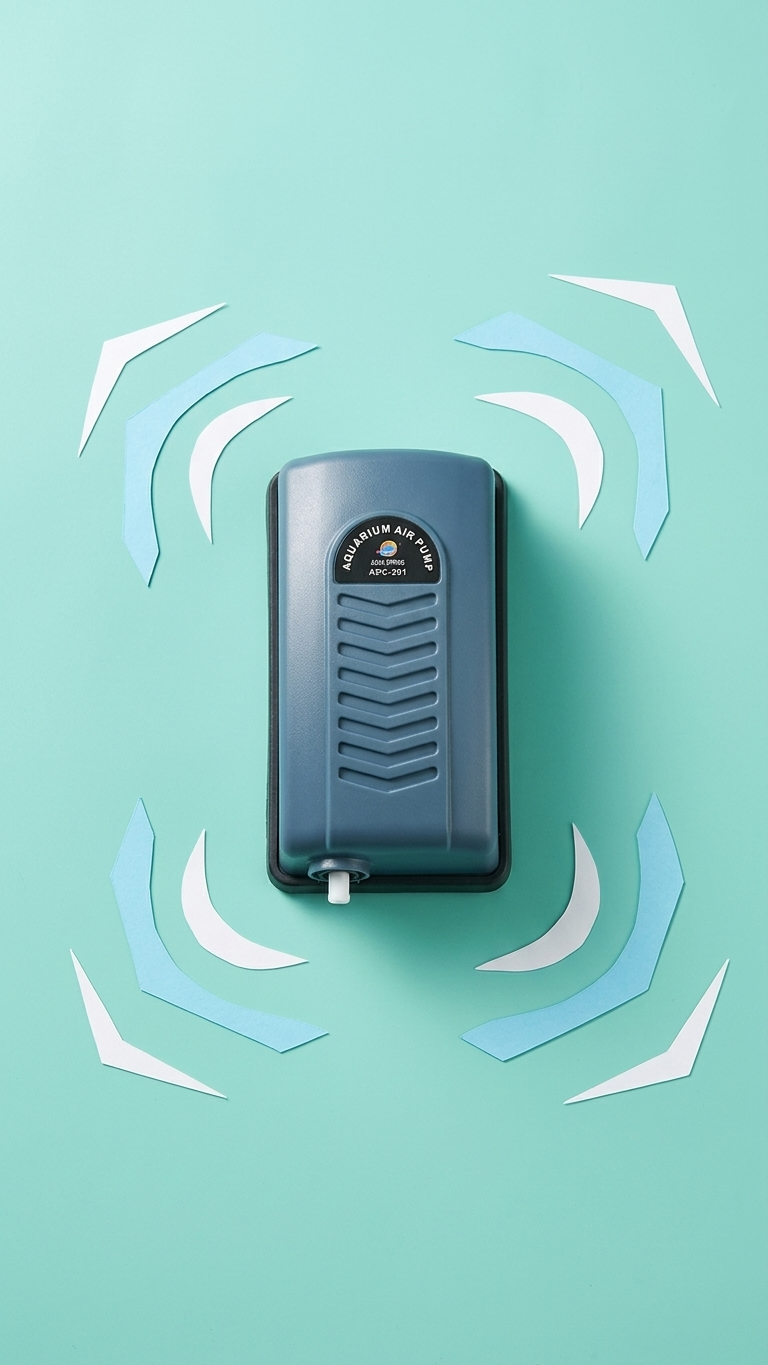 Aqua Spring AP-103 Single Outlet Aquarium Air Pump - Compact & Energy-Efficient Oxygenator