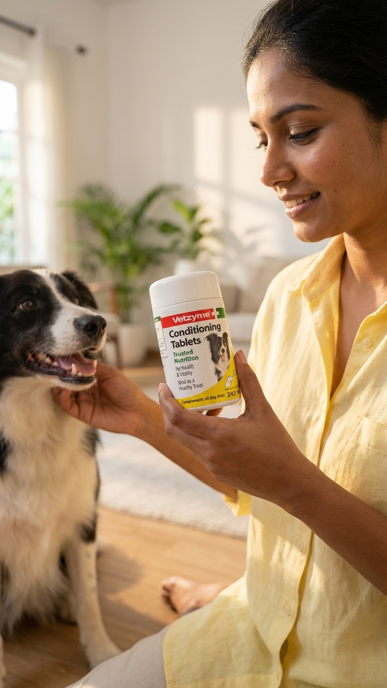 Vetzyme Conditioning Tablets for Dogs & Puppies - 240 Tablets