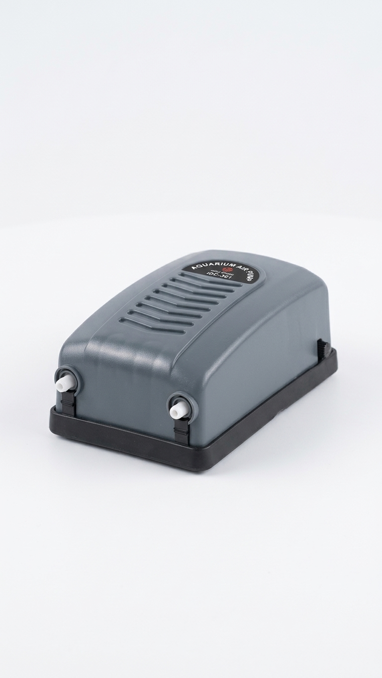 Aqua Spring AP-203 Single Outlet Aquarium Air Pump - High-Efficiency Oxygenator