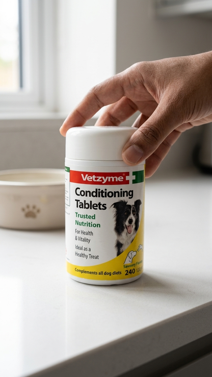 Vetzyme Conditioning Tablets for Dogs & Puppies - 240 Tablets