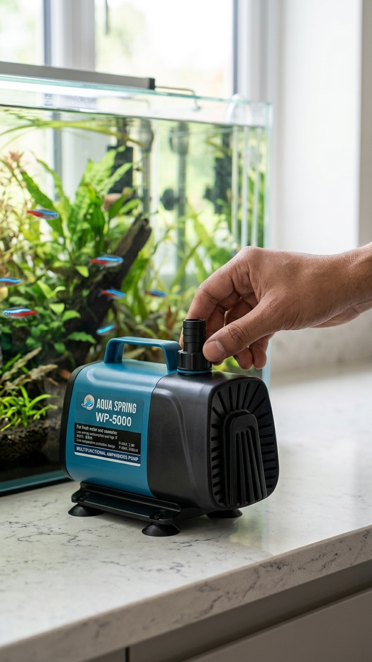 Aqua Spring WP-5000 Submersible Water Pump - High-Performance Multi-Purpose Pump