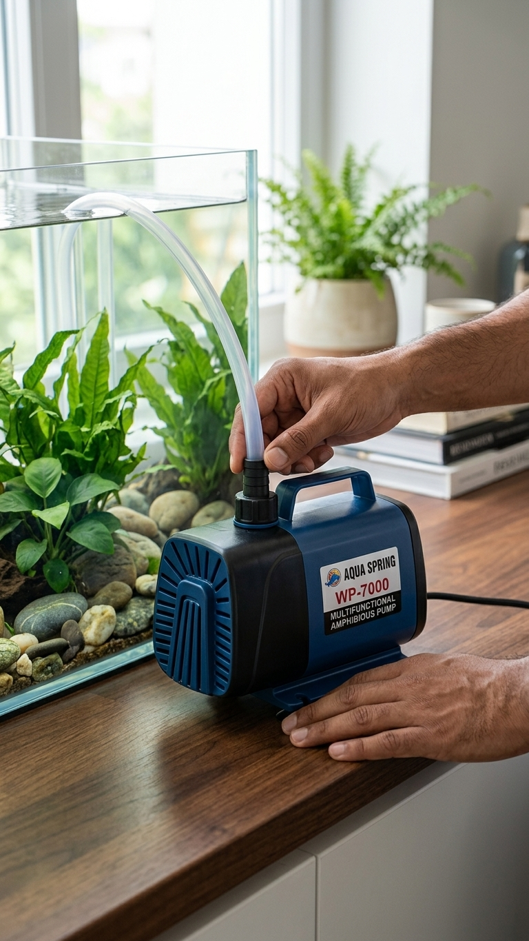 Aqua Spring WP-7000 Submersible Water Pump - High-Flow Multi-Purpose Pump