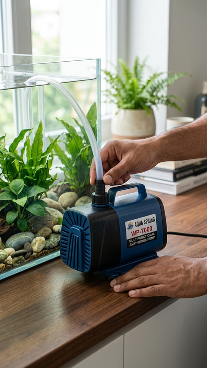Aqua Spring WP-7000 Submersible Water Pump - High-Flow Multi-Purpose Pump