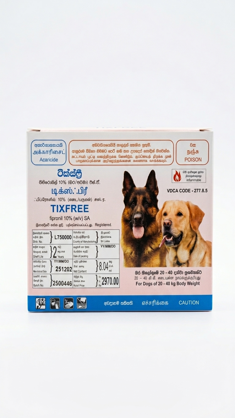 Tixfree Spot-On for Large Dogs (20kg – 40kg)