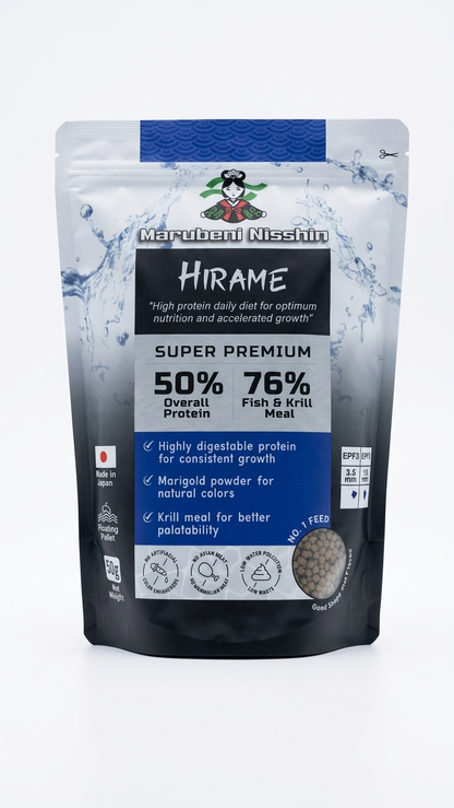 Marubeni Nisshin Hirame Super Premium Fish Feed - 500g