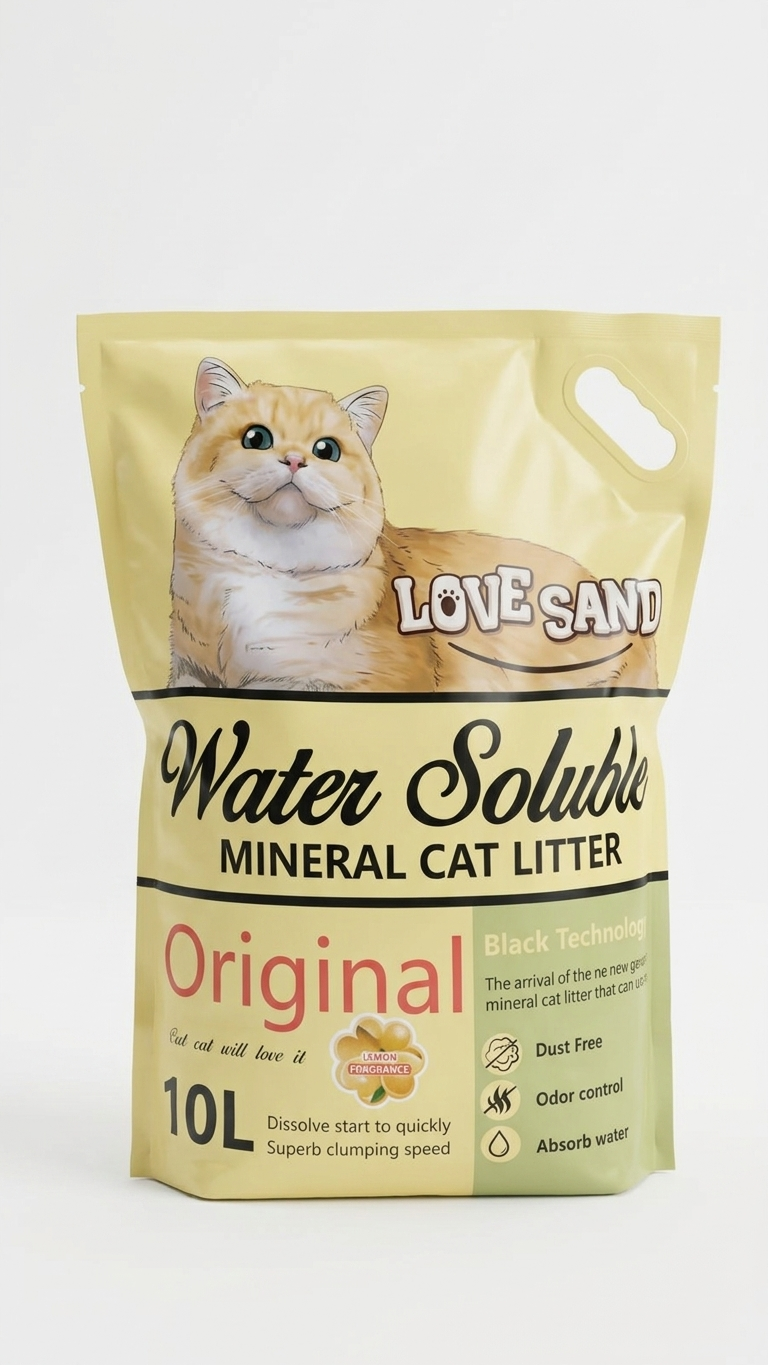 Love Sand Water Soluble Mineral Cat Litter