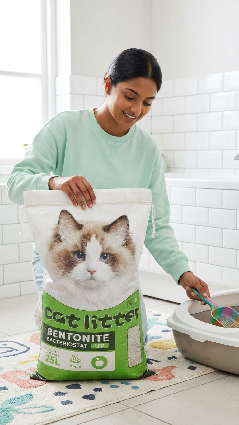 Bentonite Bacteriostat Up Cat Litter