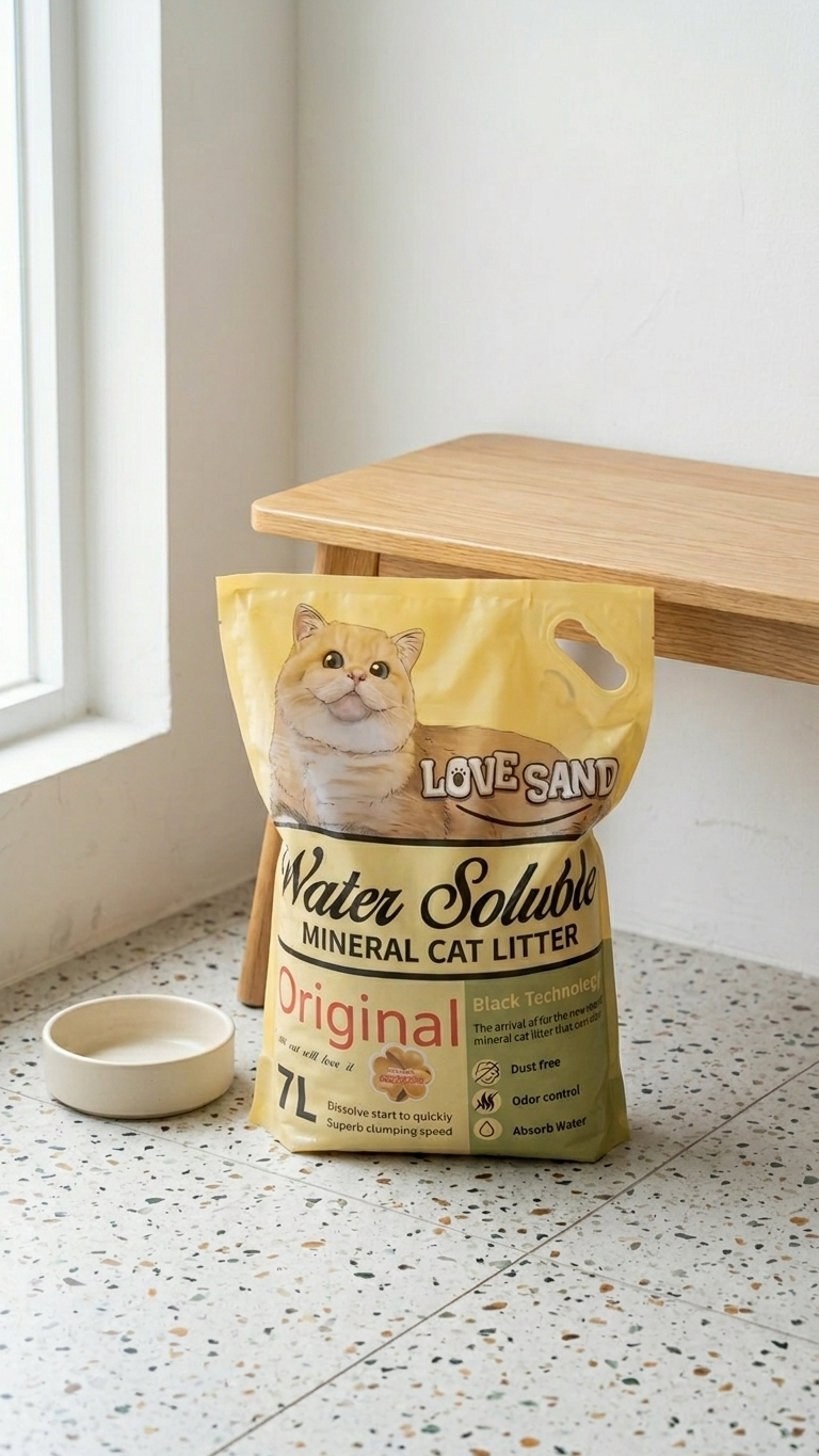 Love Sand Water Soluble Mineral Cat Litter
