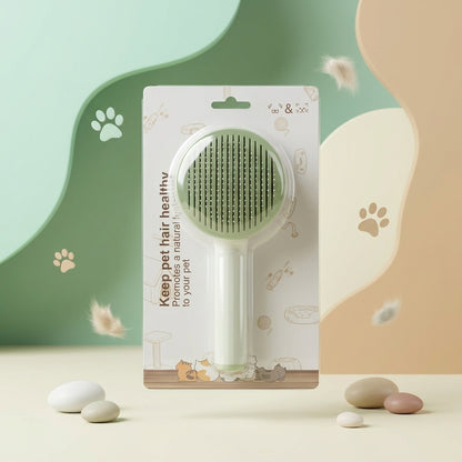 Self-Cleaning Pet Grooming Brush