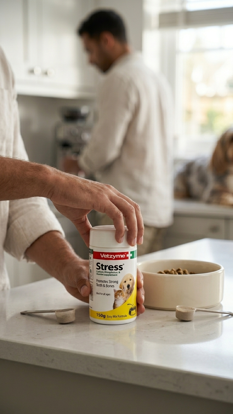 Vetzyme Stress Powder for Dogs & Cats - 150g