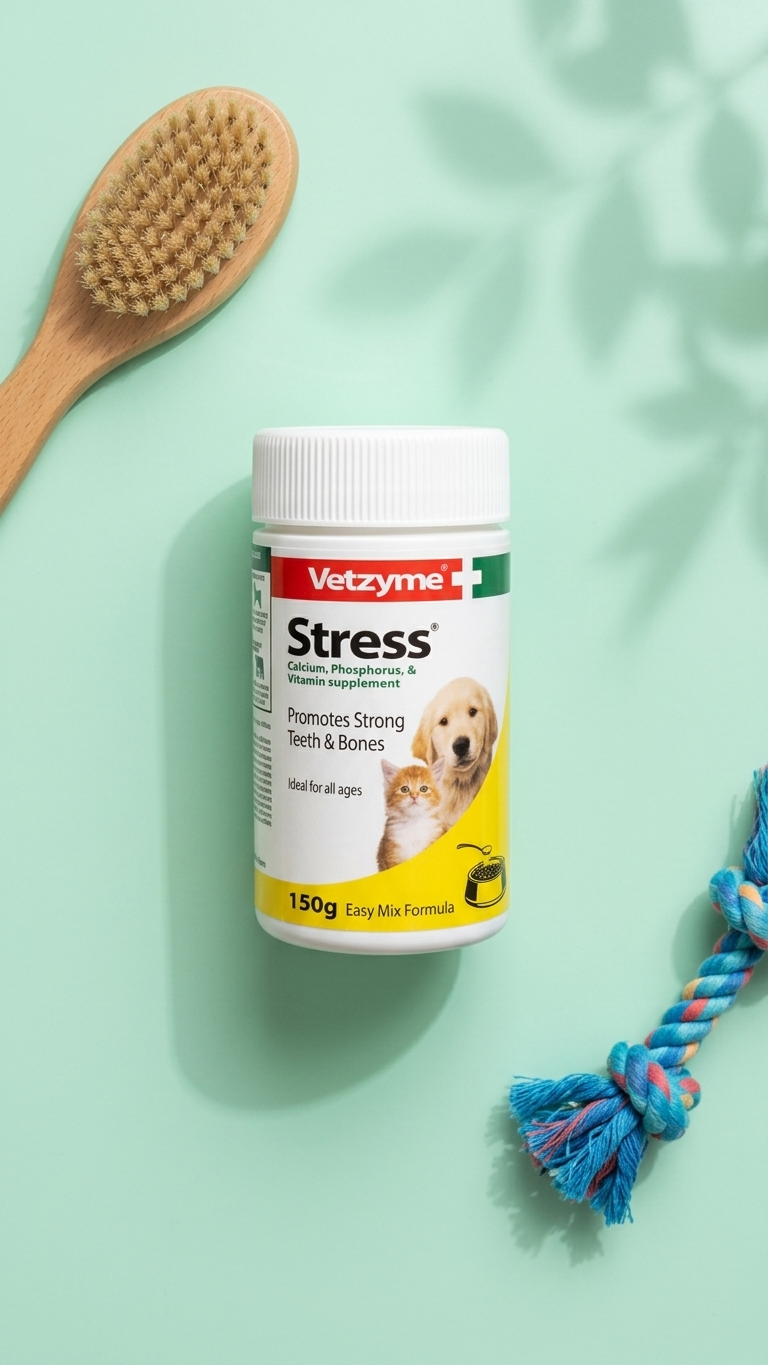 Vetzyme Stress Powder for Dogs & Cats - 150g